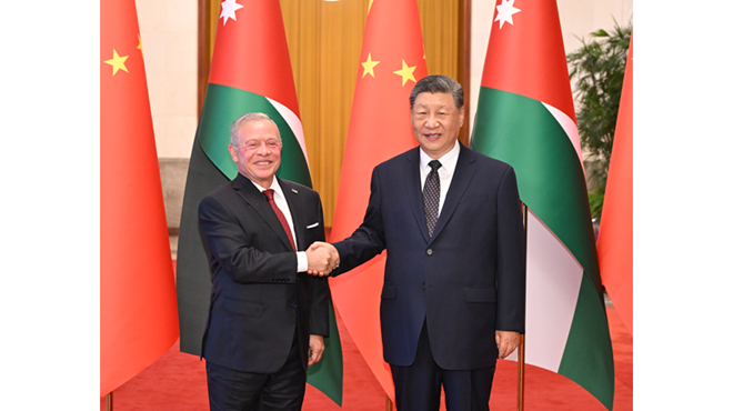习近平同约旦国王阿卜杜拉二世会谈